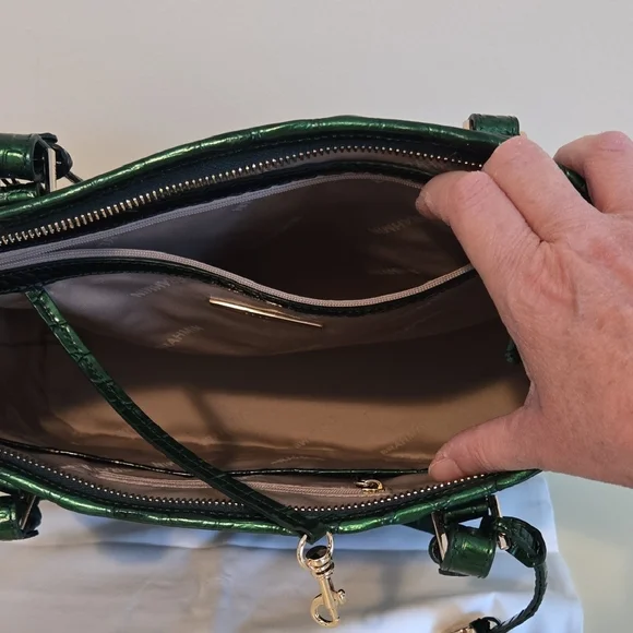 Brahmin Asher Tote and Cordelia Wallet Set in Evergreen Ombre Melbourne. NWT - Picture 10 of 16